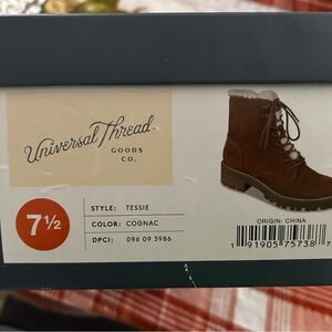 Universal Thread Cognac Boots